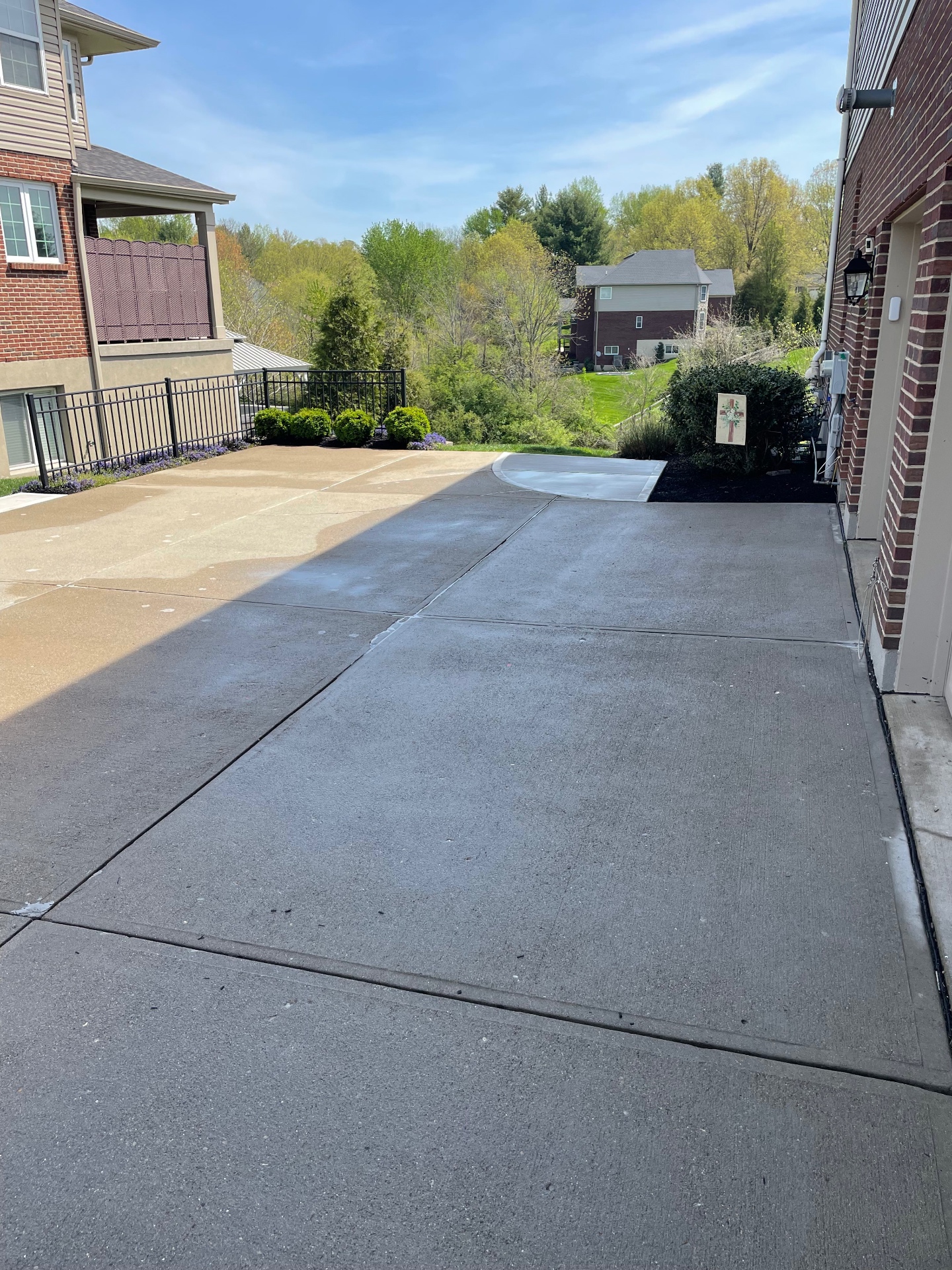 Freshly Cleaned Driveway by Revive Exterior in Union, KY