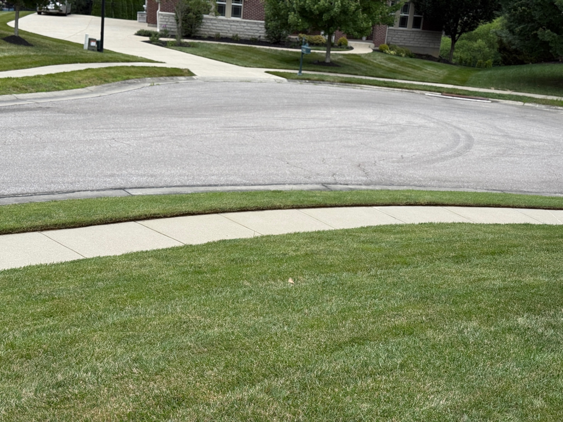 After  sidewalk cleaing in Union, KY